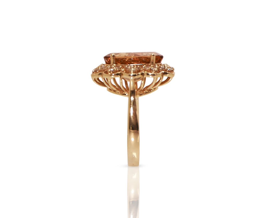 14K Golden Tourmaline Ring